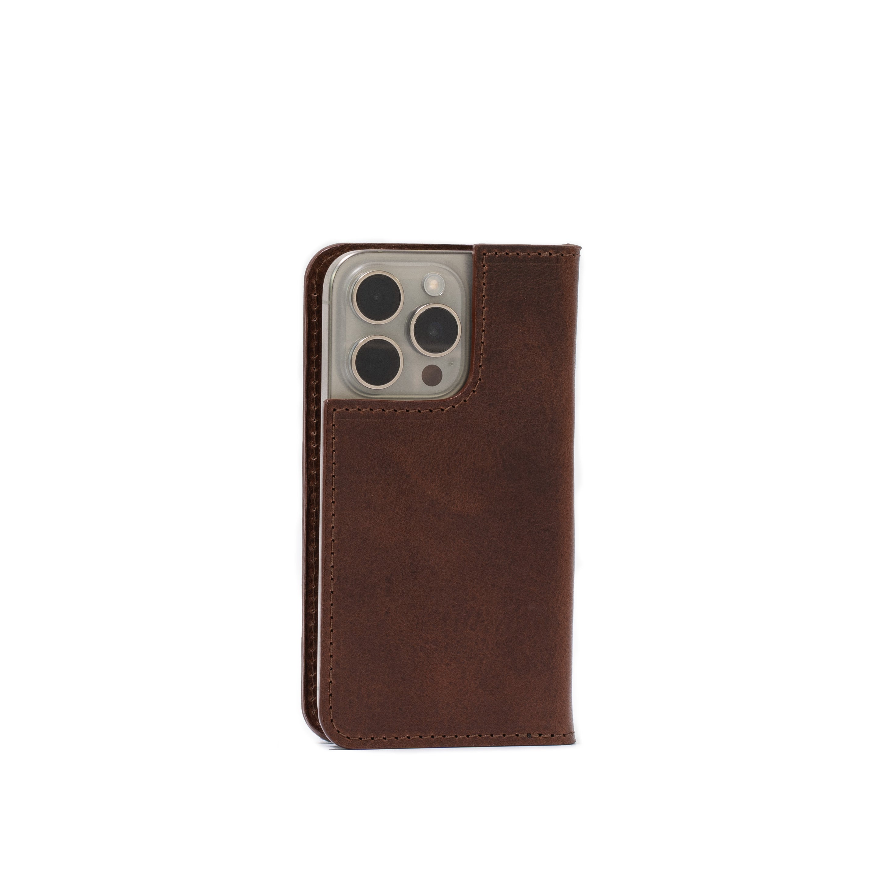 Leather Folio Case Wallet for iPhone 16 Series with MagSafe - The Minimalist 5.0