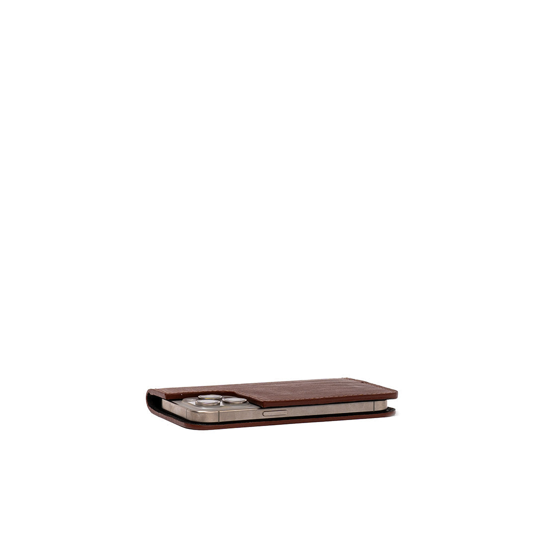 Leather Folio Case Wallet for iPhone 16 Series with MagSafe - The Minimalist 5.0